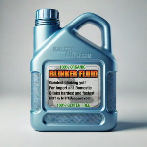 A bottle of blinker fluid